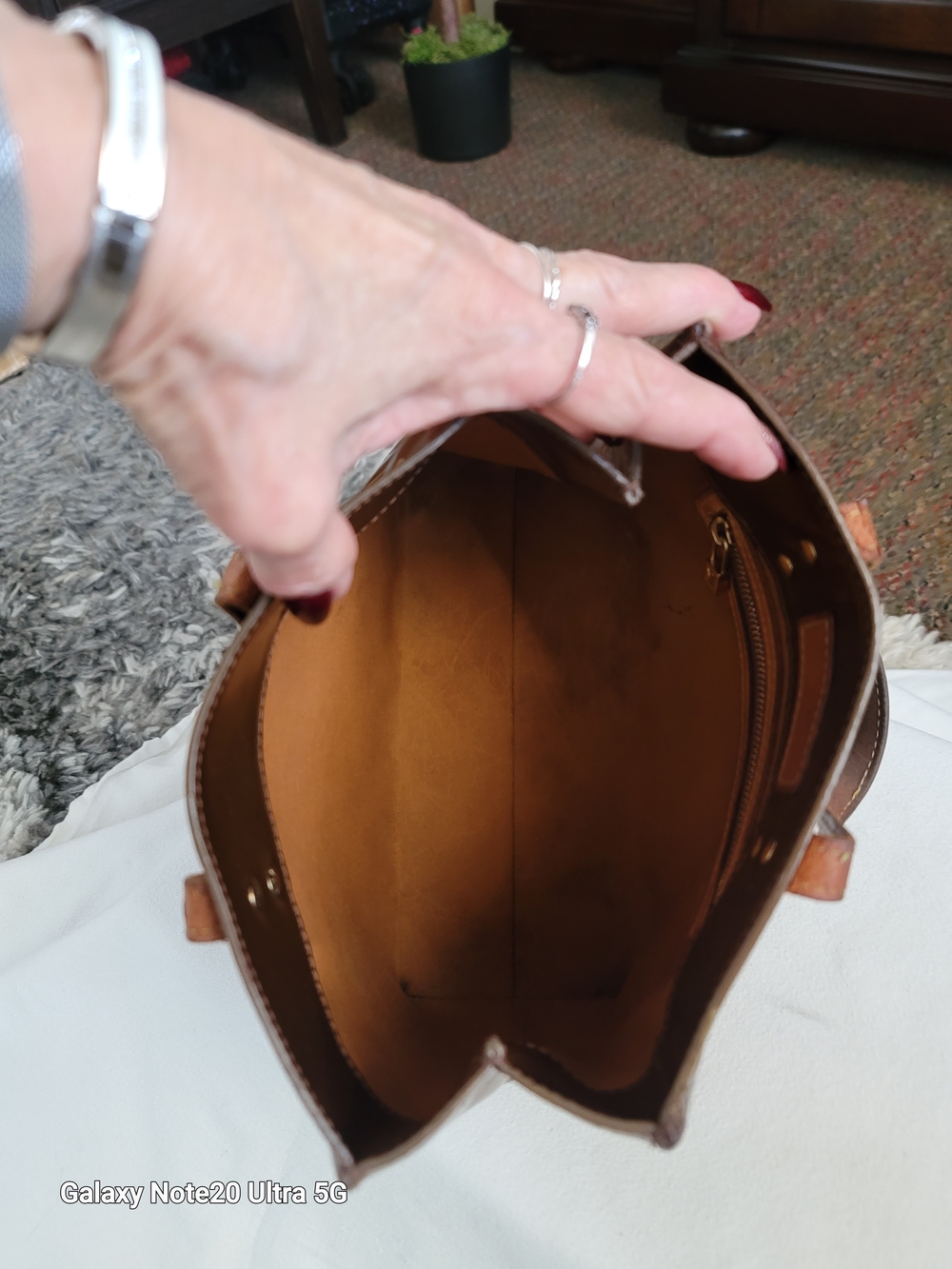 Louis Vuitton Vernis Brown Monogram Alma-Style Tote - Picture 10 of 15